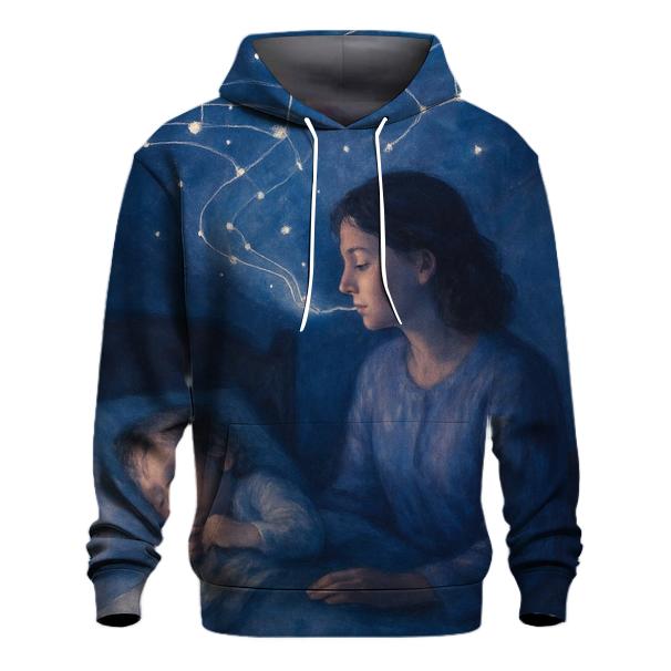 Constellation Lullaby The Map She Draws In The Dark printed hoodies