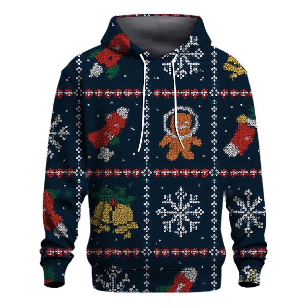 Gingerbread Astronaut Ornament Parade Design hoodie styles