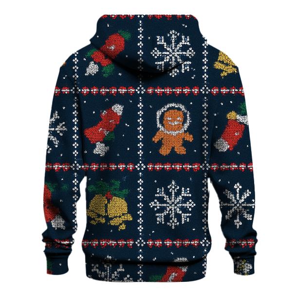 Gingerbread Astronaut Ornament Parade Design hoodie styles