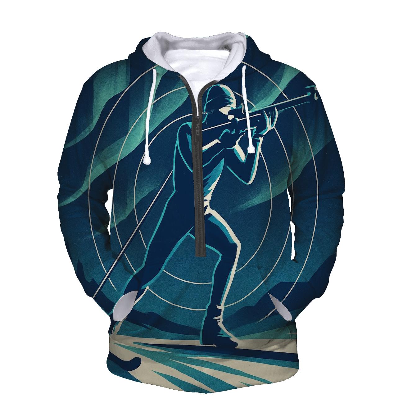 Midnight Biathlon Aurora Sprint hoodie trends