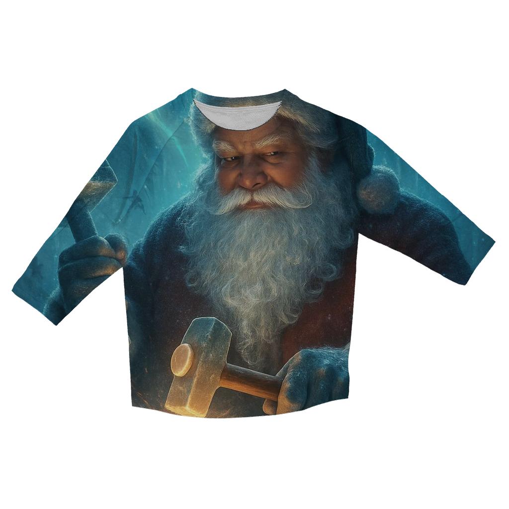 Aurora Forge Santa custom 3/4 sleeve shirts