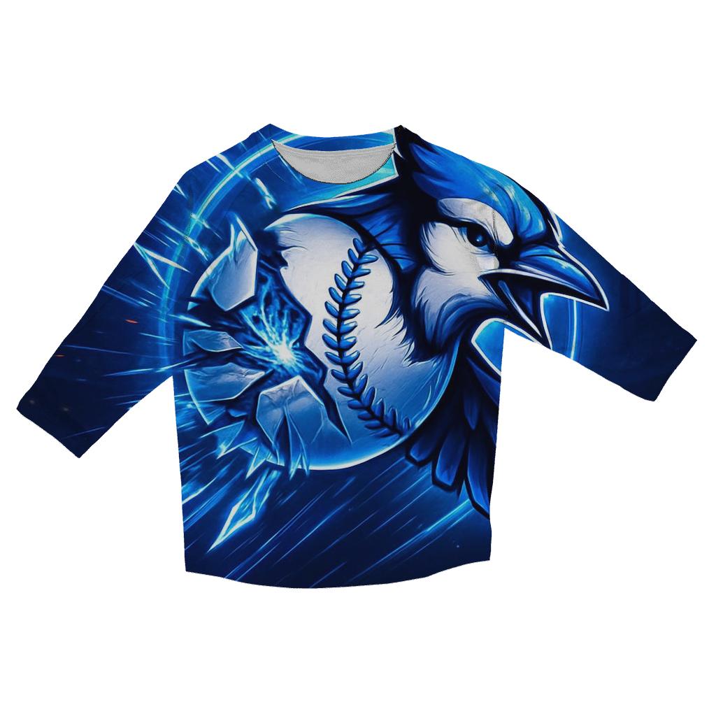 Blue Jays Aurora Feather Breakthrough trendy 3/4 sleeve tops