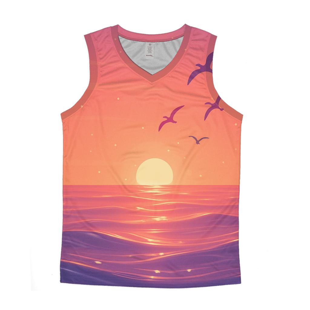 Luminous Tideglass Horizon personalized athletic tanks
