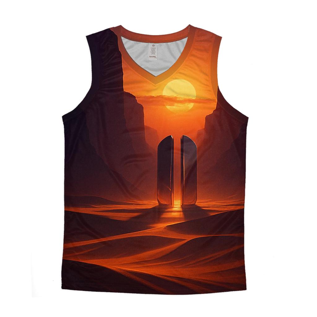 Ember Veil Canyon Mirage stylish racerback tanks