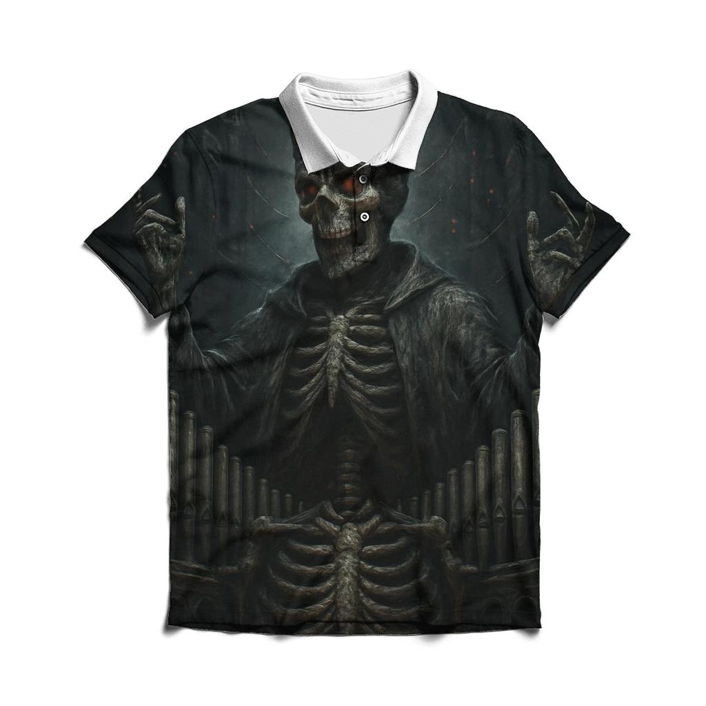 Crowned Ossuary Conductor personalized polo shirts