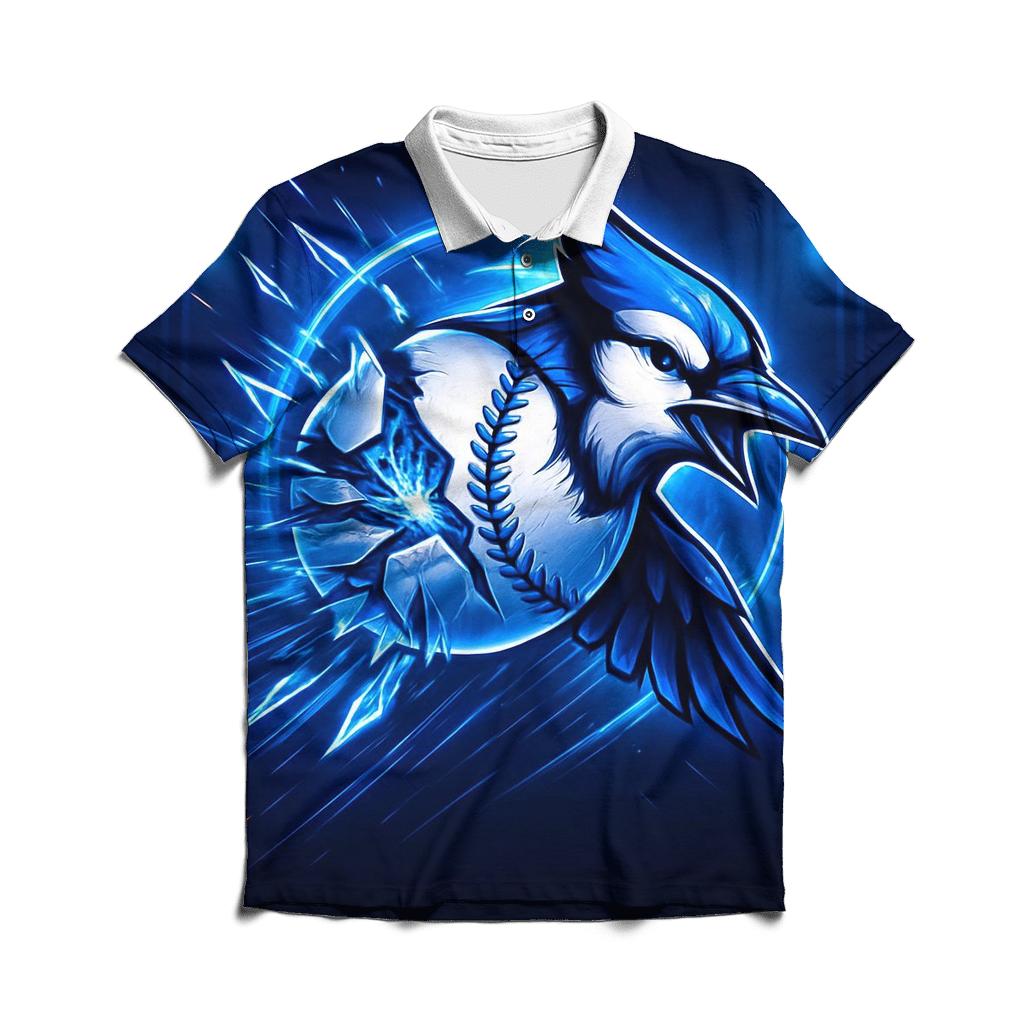Blue Jays Aurora Feather Breakthrough classic pique polos
