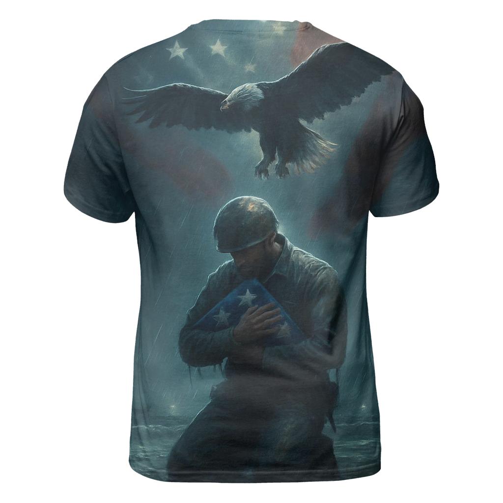 Oath Under The Stormlit Flag statement graphic shirts