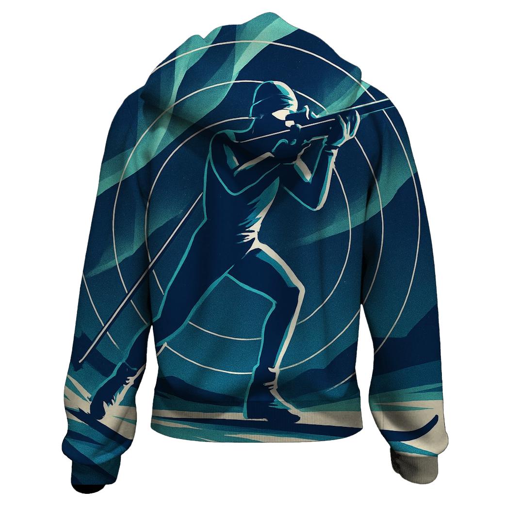 Midnight Biathlon Aurora Sprint premium hoodies