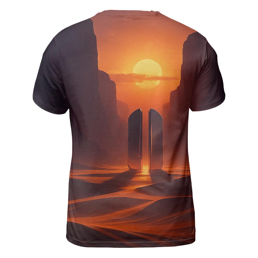 Ember Veil Canyon Mirage unique graphic print tees