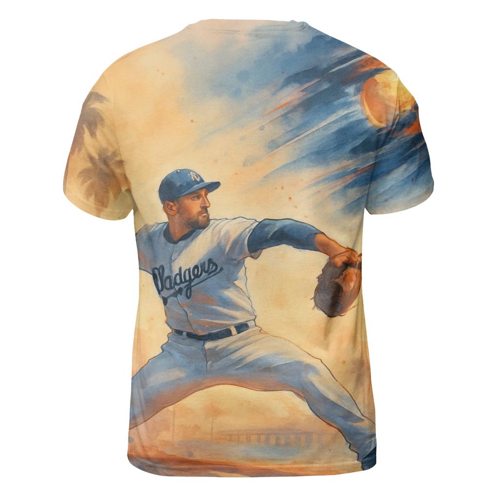 Sunset Heat Fastball Over The Coast custom all-over print shirts