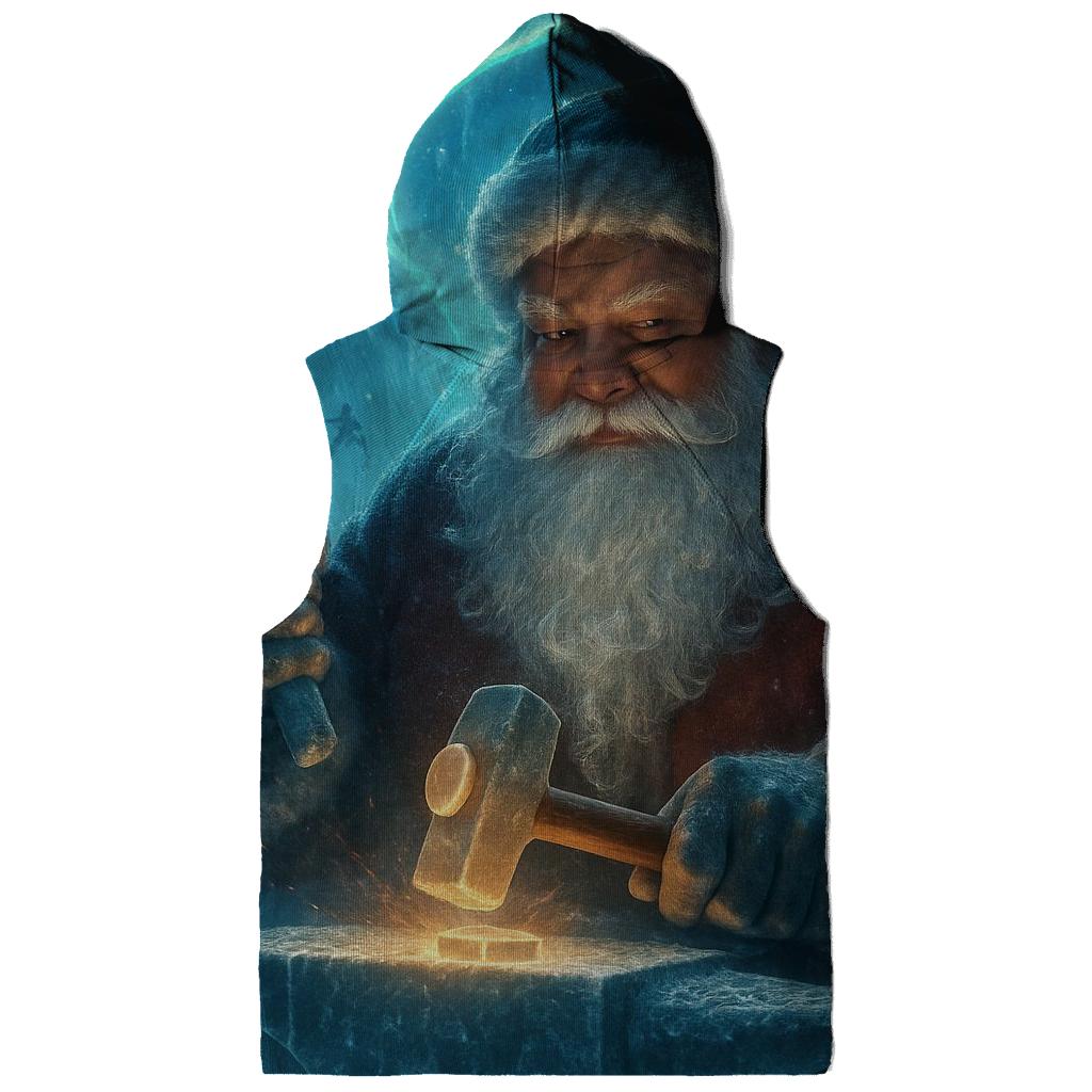 Aurora Forge Santa printed hoodies