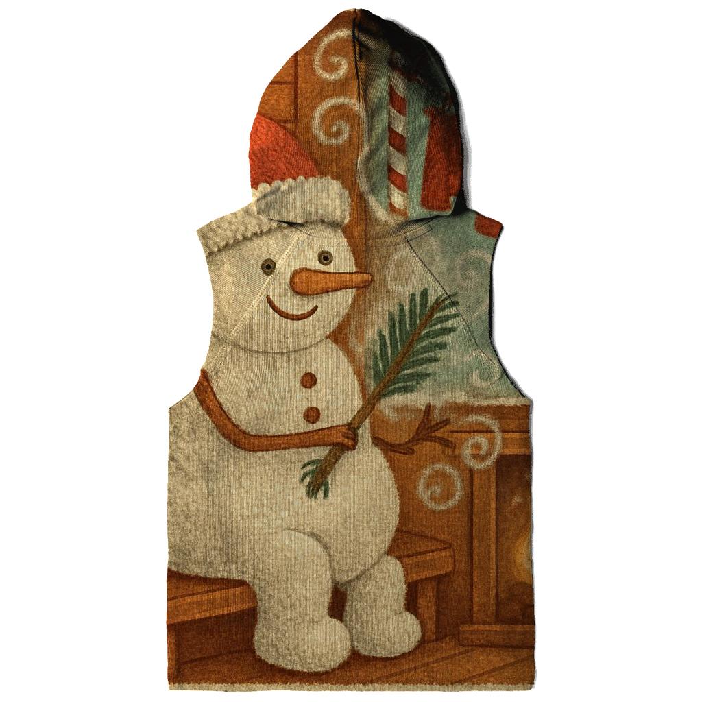Snowman Sauna Night With Reindeer Towels heavyweight hoodies