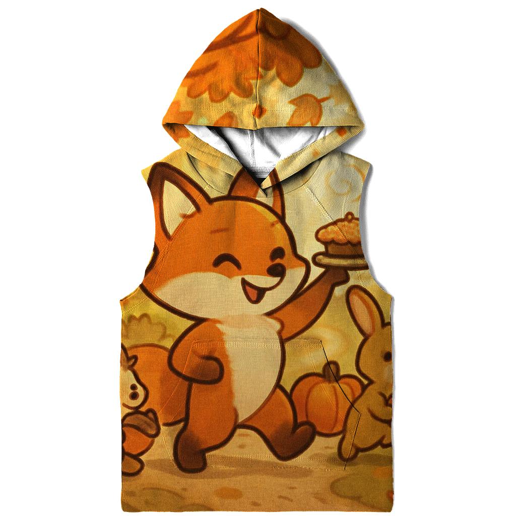 Woodland Friends Pumpkin Parade hoodie designs