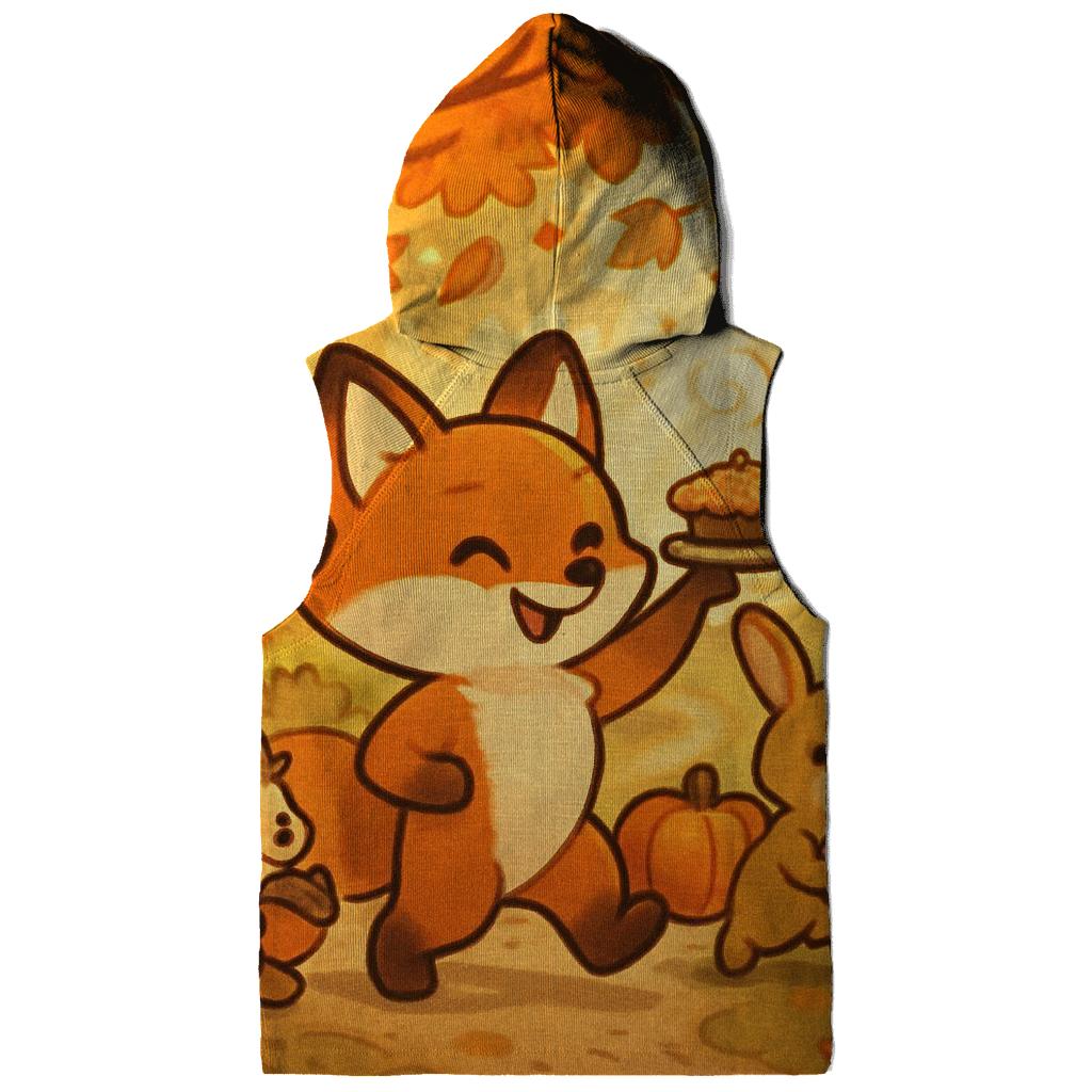 Woodland Friends Pumpkin Parade hoodie designs