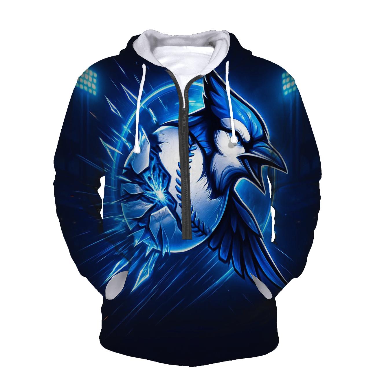 Blue Jays Aurora Feather Breakthrough graphic hoodies