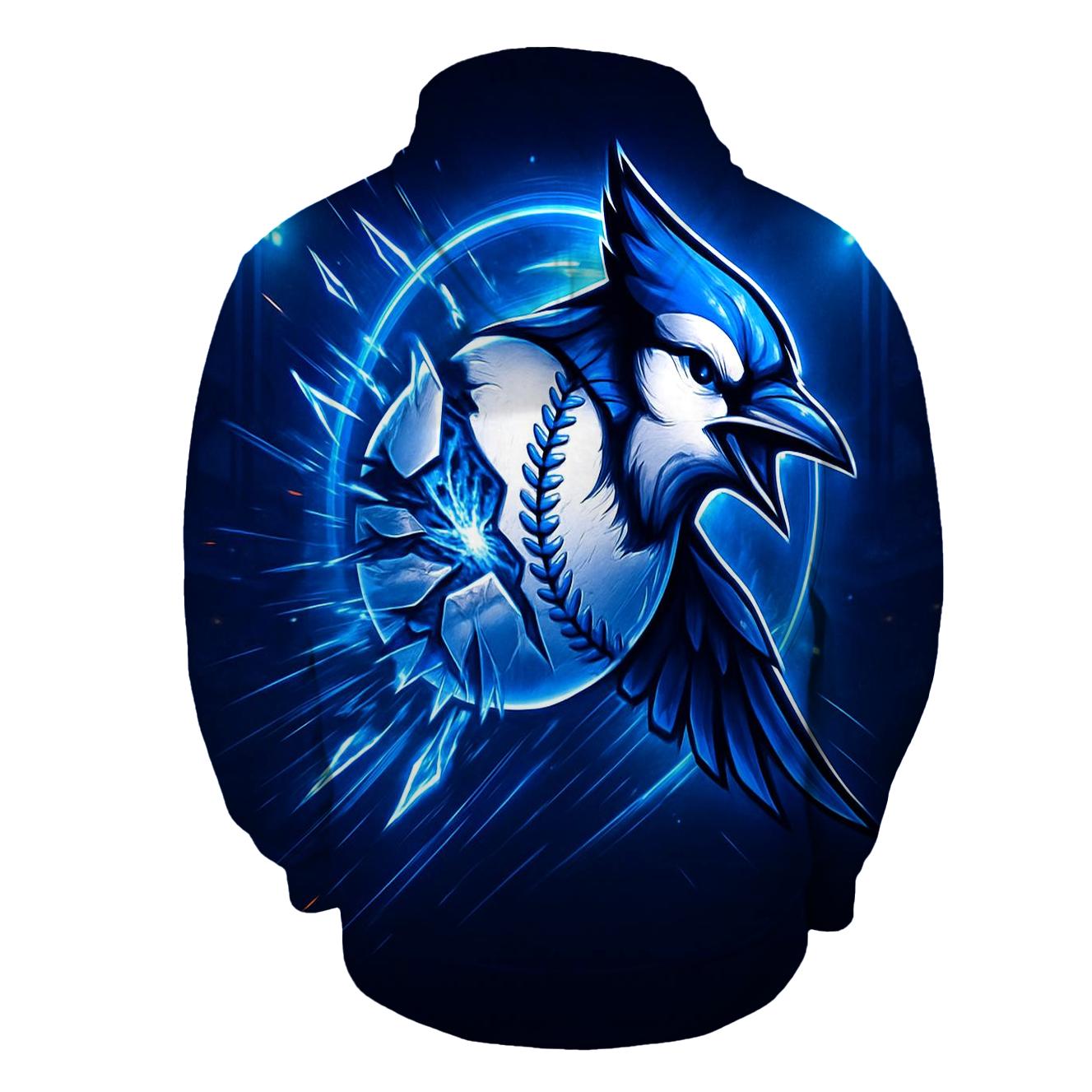 Blue Jays Aurora Feather Breakthrough graphic hoodies