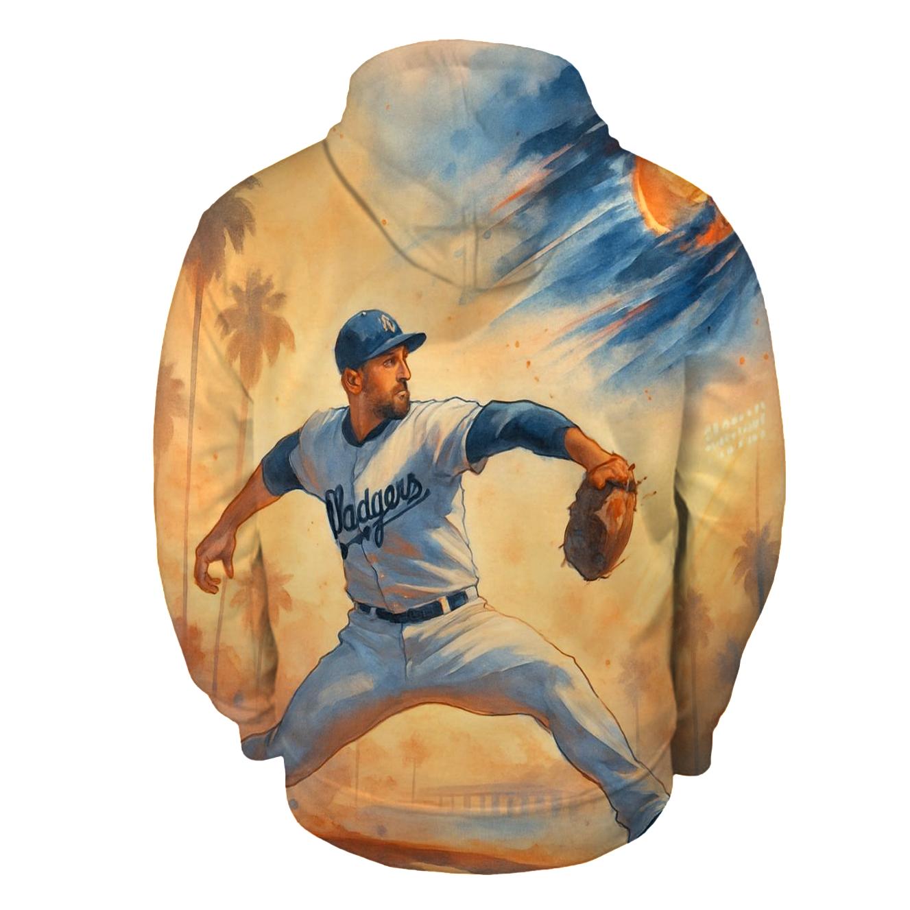 Sunset Heat Fastball Over The Coast custom hoodies