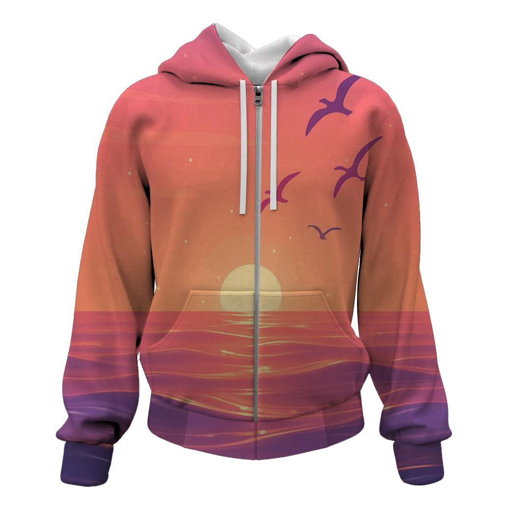 Luminous Tideglass Horizon hoodies fashion