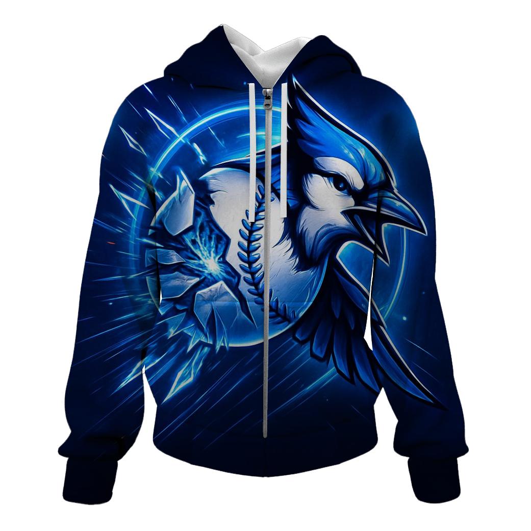 Blue Jays Aurora Feather Breakthrough graphic hoodies