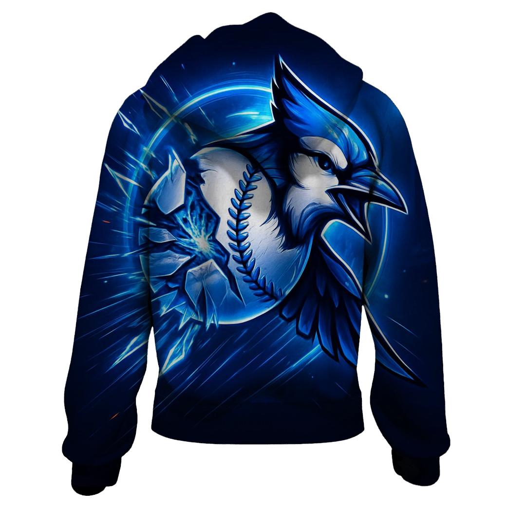 Blue Jays Aurora Feather Breakthrough graphic hoodies
