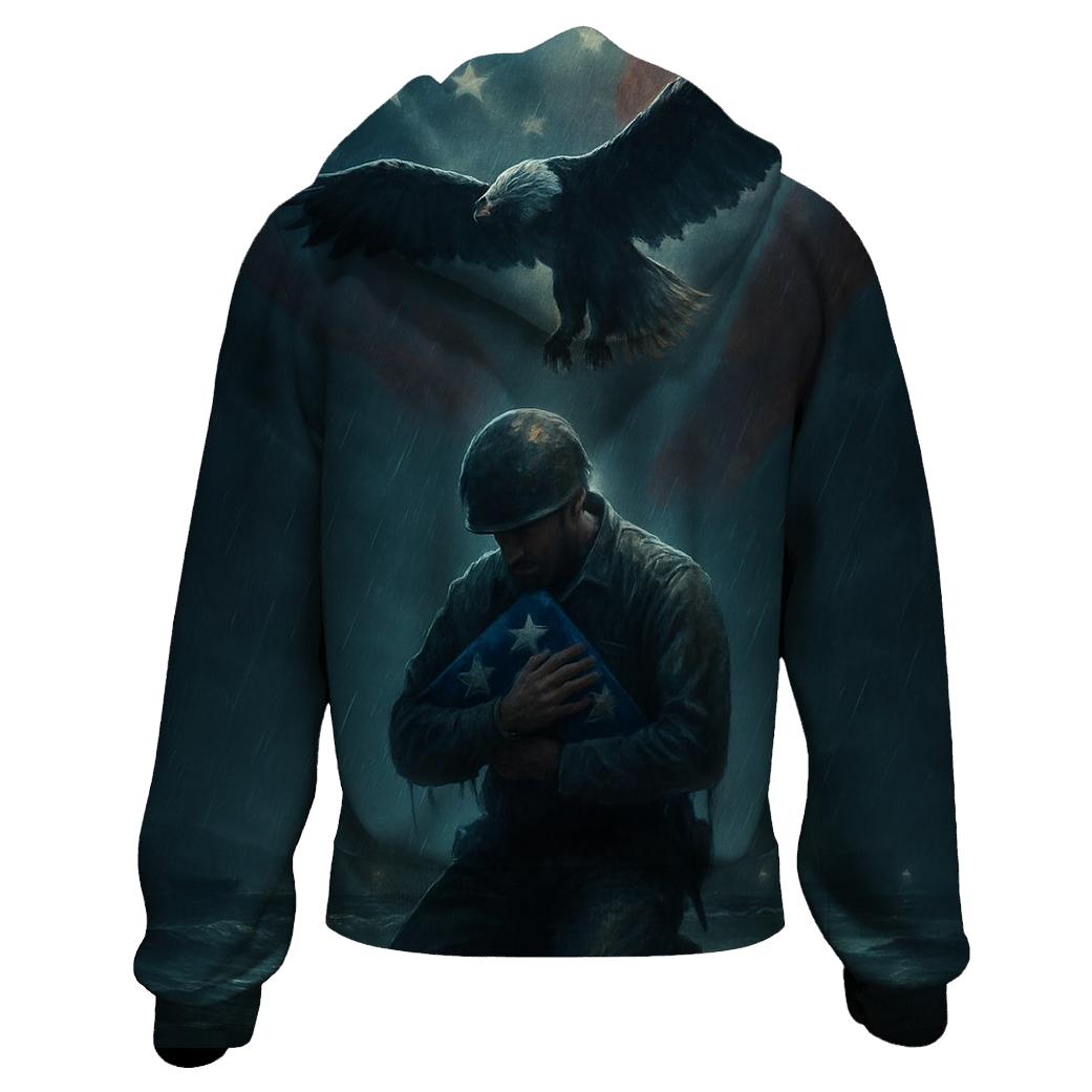 Oath Under The Stormlit Flag graphic hoodies