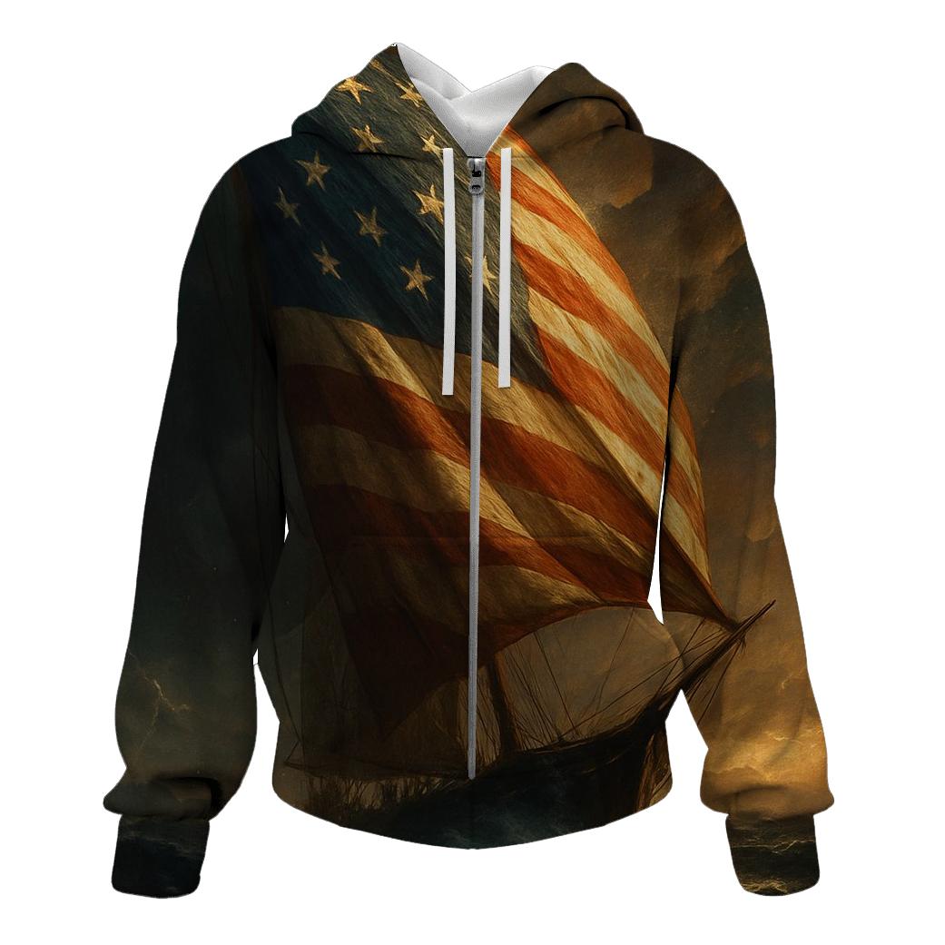 Storm Sail Stars And Stripes Horizon custom hoodies