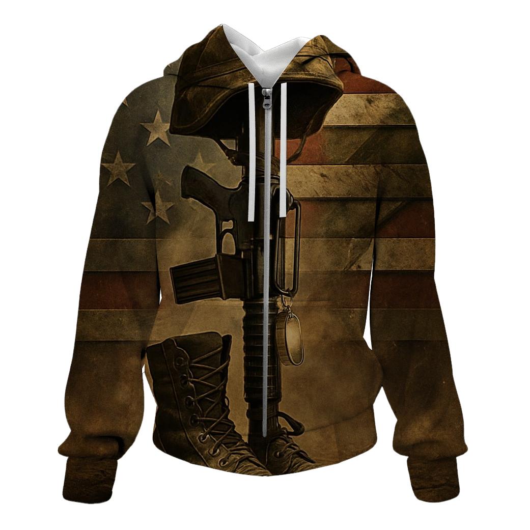 Memorial Gear In Flag Forged Steel hoodies fashion