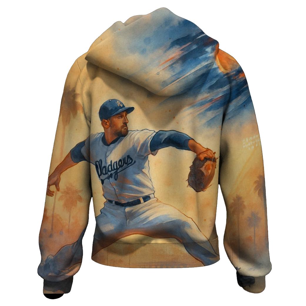 Sunset Heat Fastball Over The Coast premium hoodies