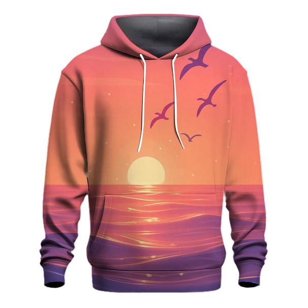 Luminous Tideglass Horizon embroidered hoodies