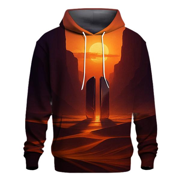 Ember Veil Canyon Mirage embroidered hoodies