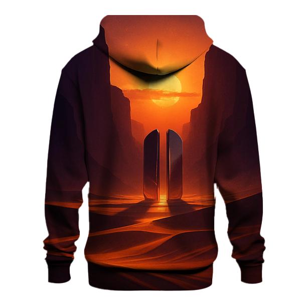 Ember Veil Canyon Mirage embroidered hoodies