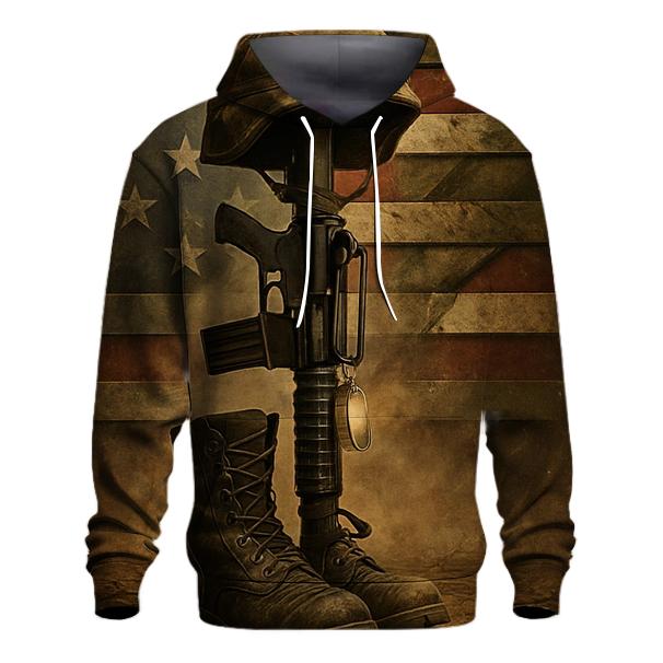 Memorial Gear In Flag Forged Steel hoodie trends