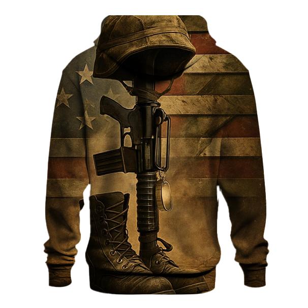 Memorial Gear In Flag Forged Steel hoodie trends