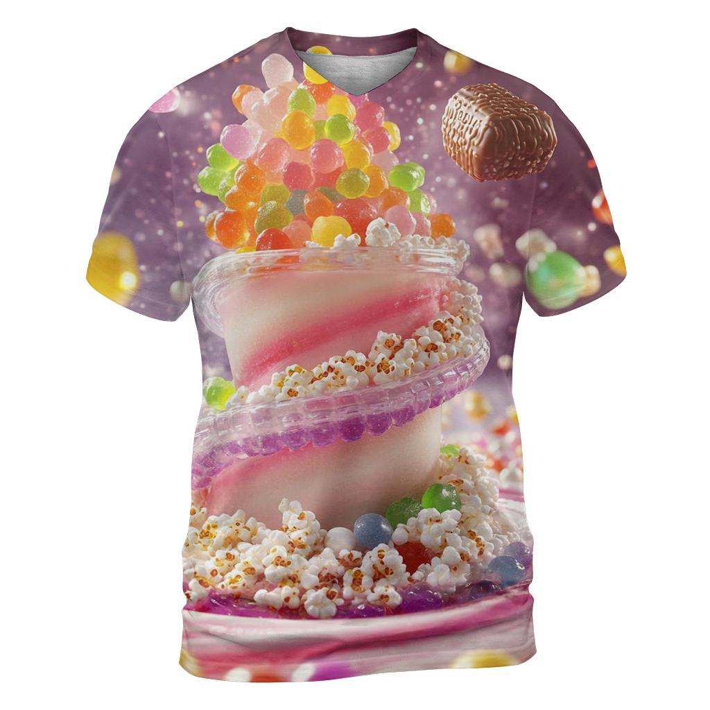 Gummy Meteor Milkshake Vortex custom all-over print shirts