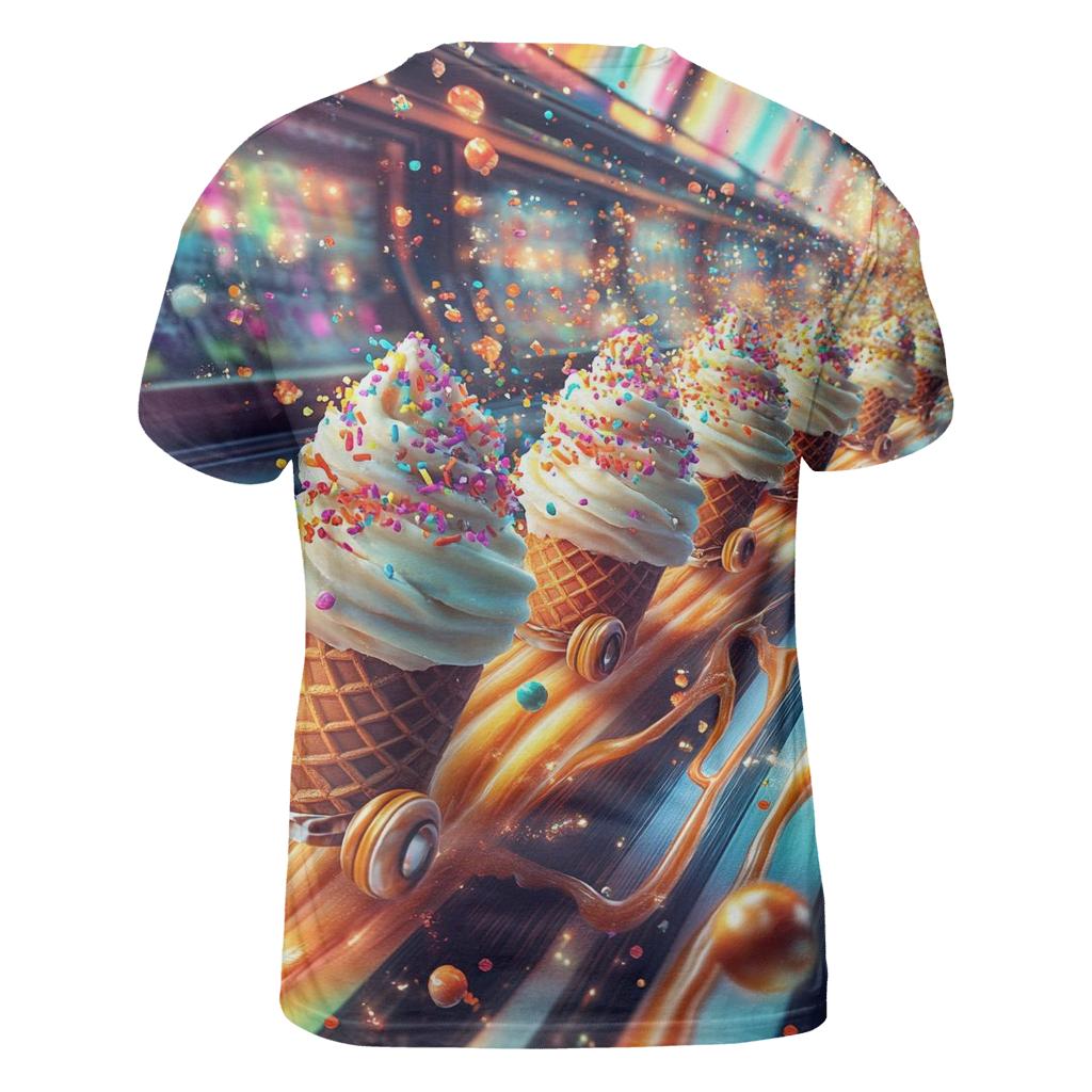 Neon Sundae Arcade Stampede unique graphic print tees
