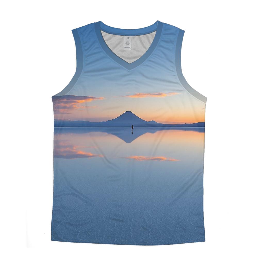 Salar De Uyuni Mirror Plains trendy fitted tank tops