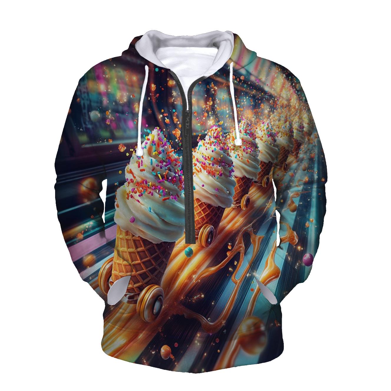 Neon Sundae Arcade Stampede pullover hoodies