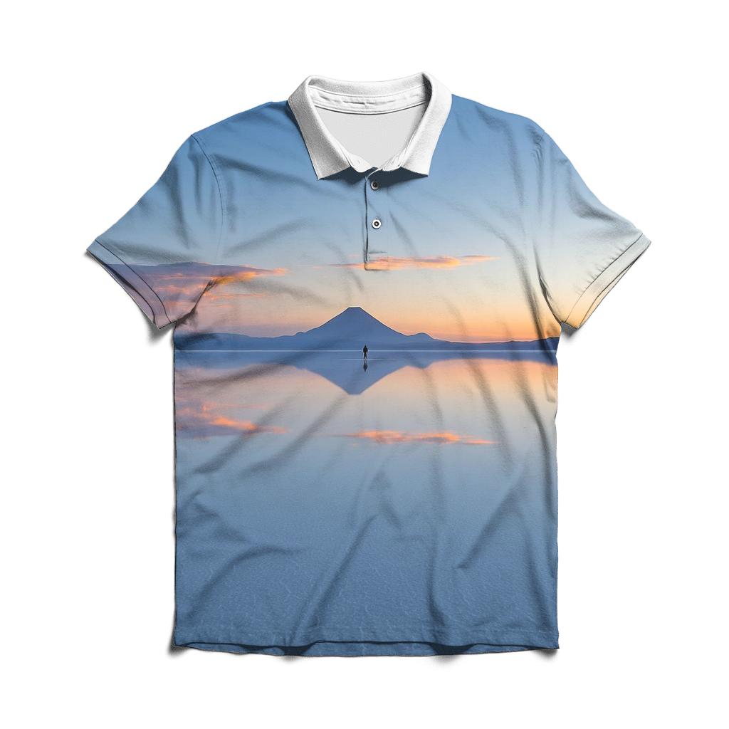 Salar De Uyuni Mirror Plains custom polo shirts