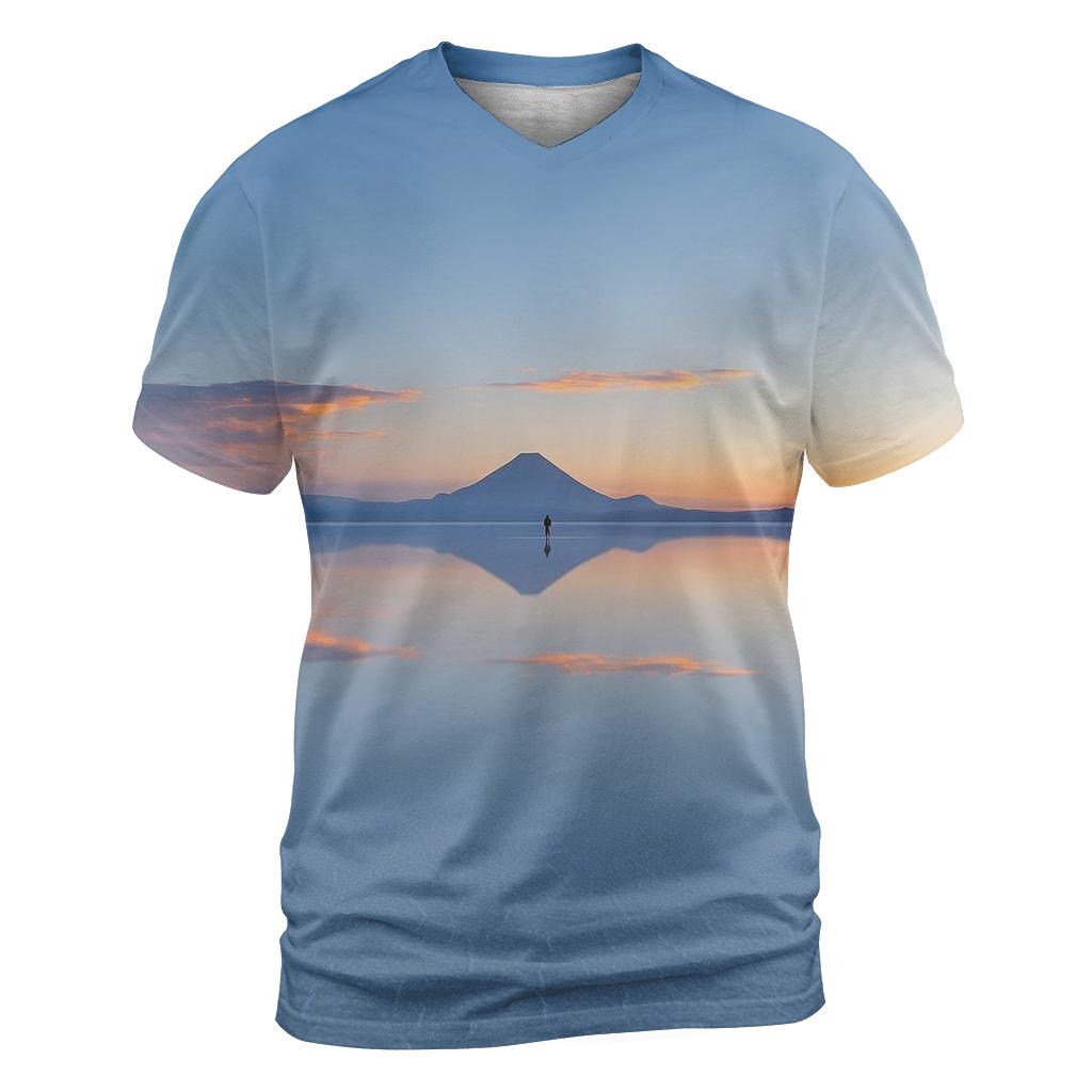 Salar De Uyuni Mirror Plains artistic all-over print tops