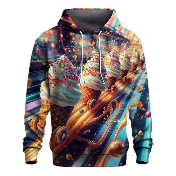Neon Sundae Arcade Stampede designer hoodies