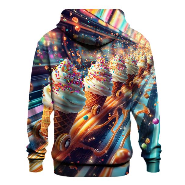 Neon Sundae Arcade Stampede designer hoodies