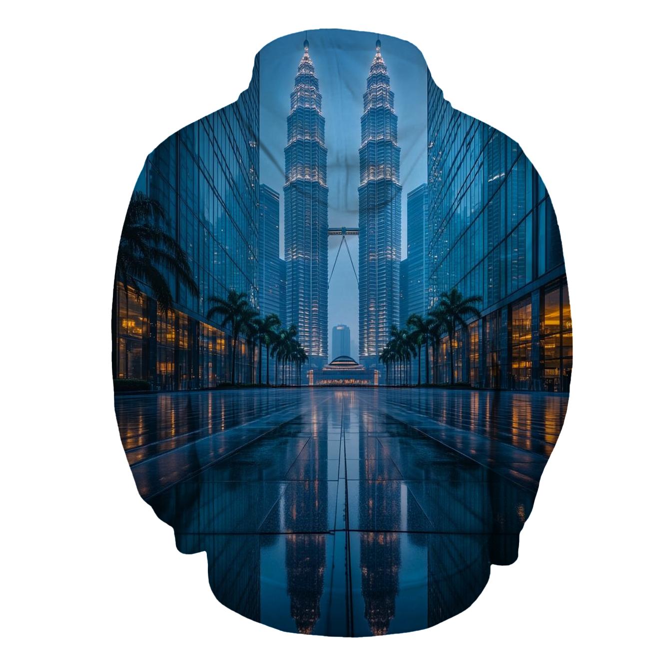 Petronas Towers Kuala Lumpur pullover hoodies