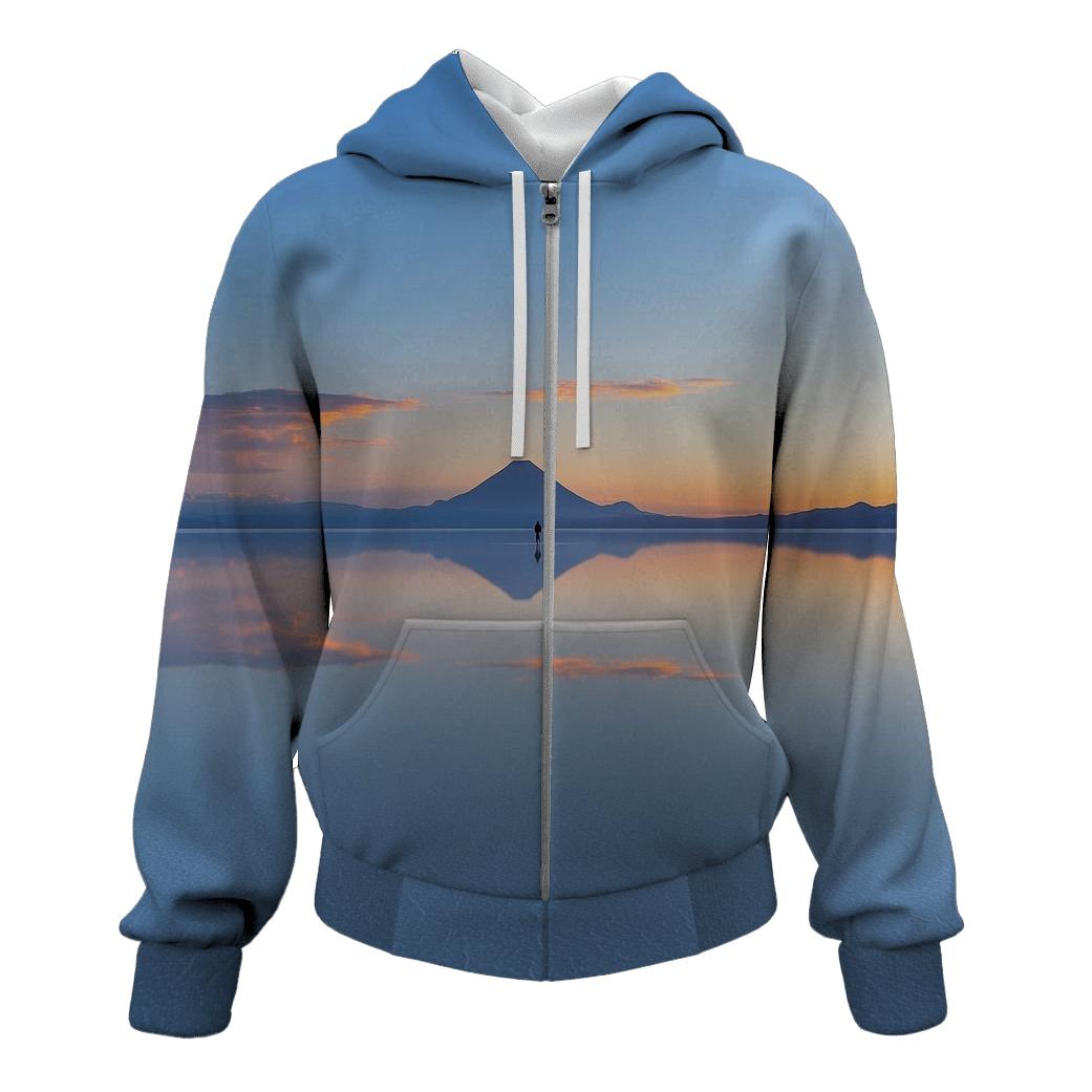 Salar De Uyuni Mirror Plains premium hoodies