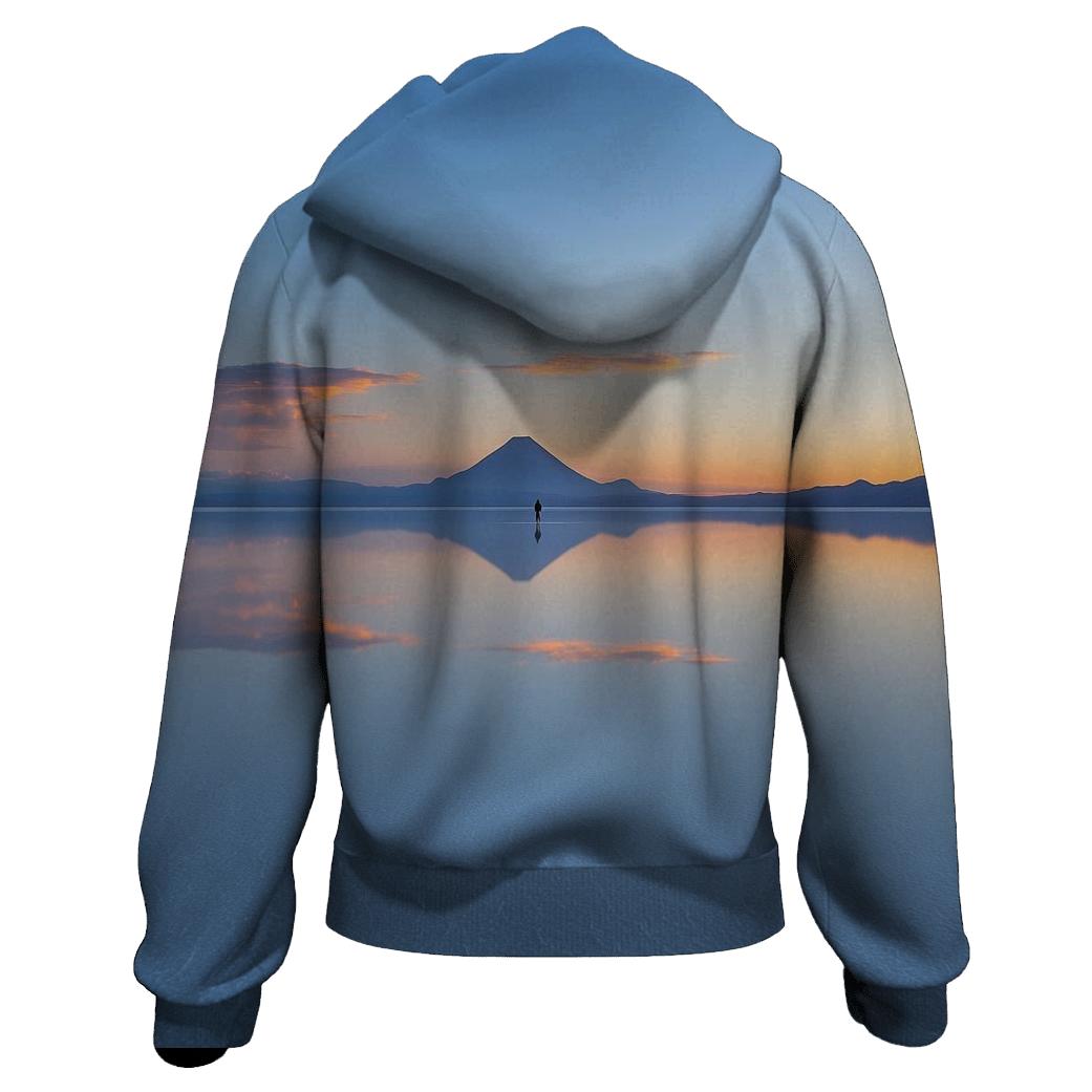 Salar De Uyuni Mirror Plains premium hoodies