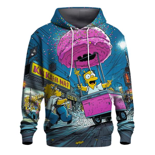 Neon Night At The Flaming Donut Riot hoodie styles