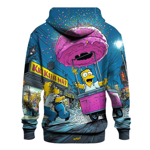 Neon Night At The Flaming Donut Riot hoodie styles