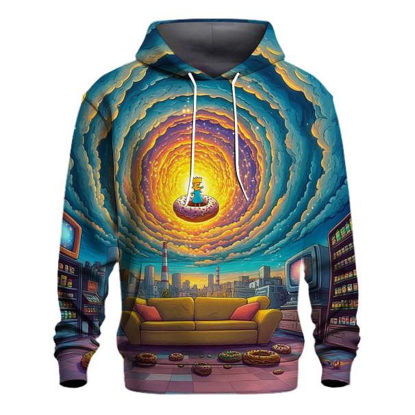 Springfield Dream Loop In The Living Room Vortex embroidered hoodies
