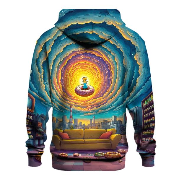 Springfield Dream Loop In The Living Room Vortex embroidered hoodies