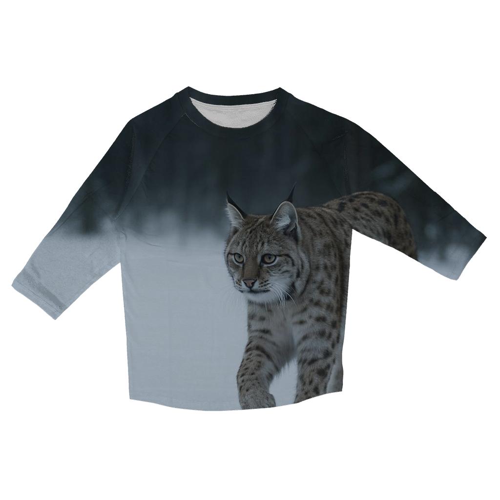 Frostline Forager Eurasian Lynx casual three quarter sleeve shirts