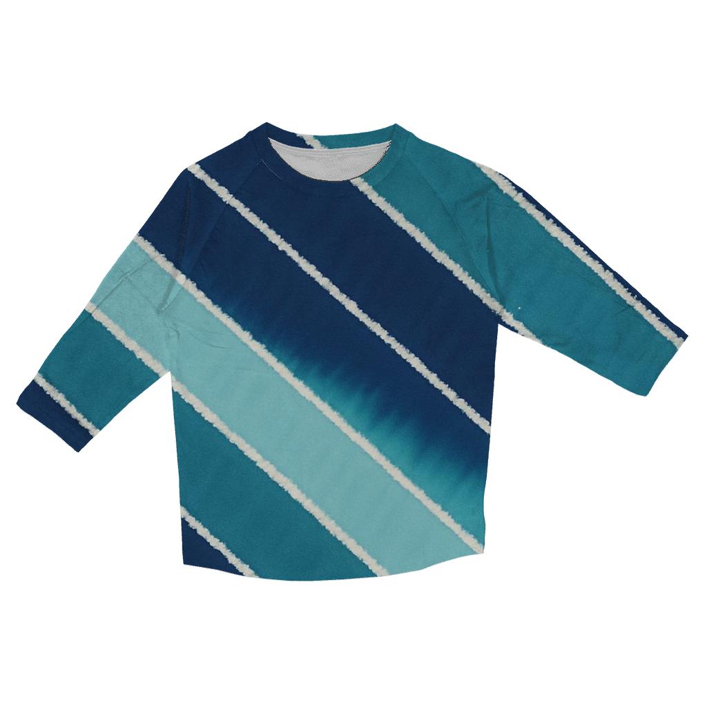 Arashi Comet Diagonals Overdye custom 3/4 sleeve shirts